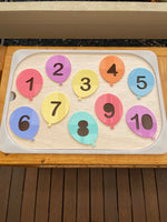 Load image into Gallery viewer, Trofast Insert - Balloon Number Puzzle - large
