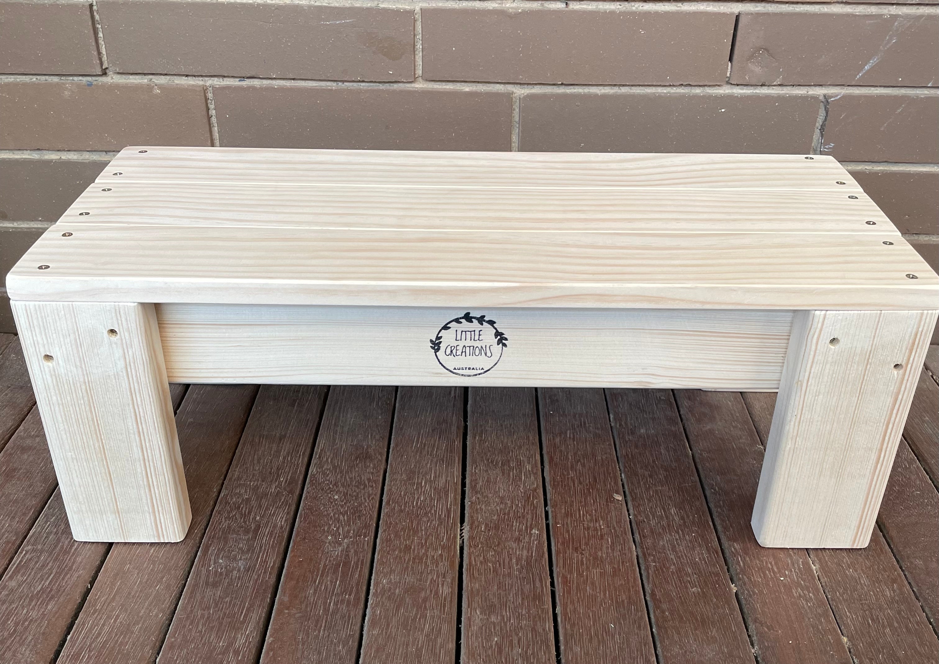 Kids Wooden Bench Seat - medium
